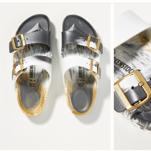 Birkenstock Women’s Metallic EVA Arizonas - Picture 2 of 6